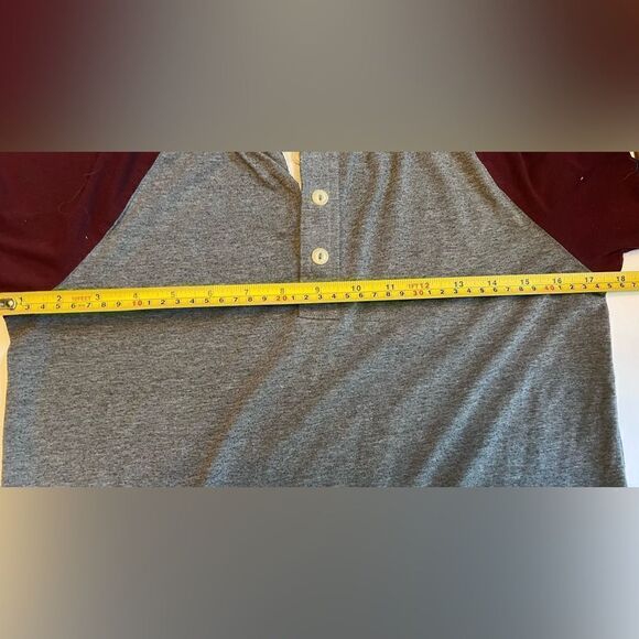 American Eagle Outfitters Flex Men's Short Sleeve Button-Up T-Shirt XS-M Gray - Picture 4 of 6